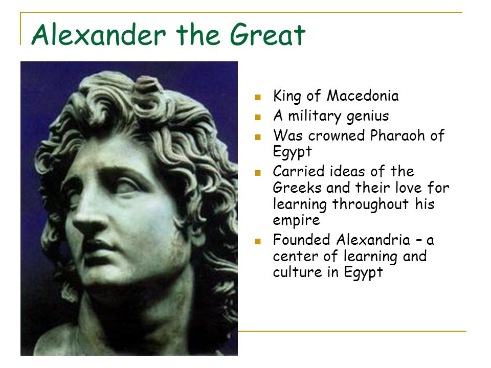 The life of alexander the great as a military genius